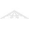 Ekena Millwork Pitch Riley Architectural Grade PVC Gable Pediment, 60"W x 17 1/2"H x 1"P (7/12) GPP060X018X100RIL - alternate 5